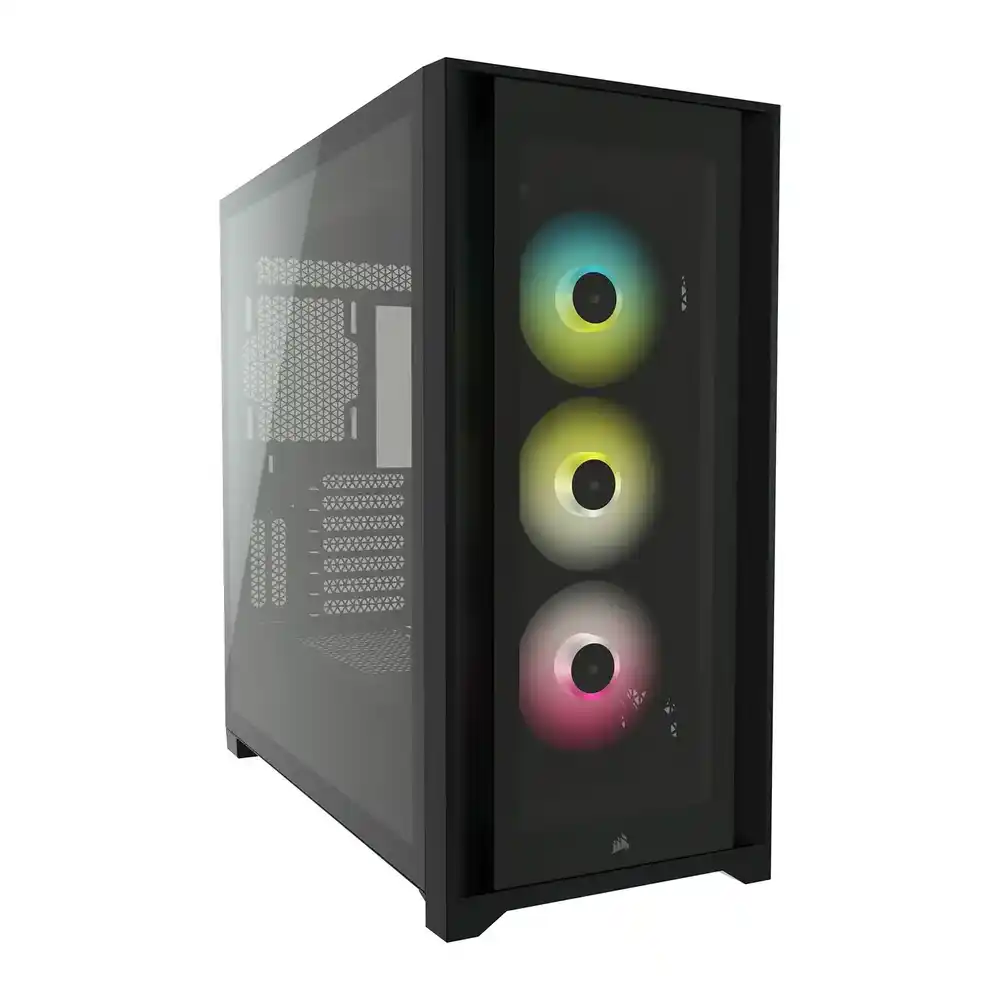 Corsair iCUE 5000X RGB Black Mid Tower Tempered Glass PC Gaming Case